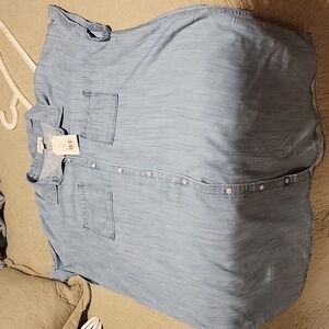 blue Jean shirt dress